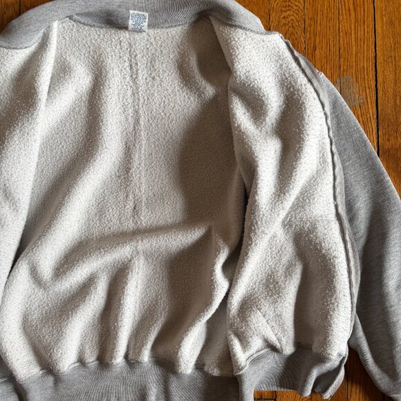 oversized zip-up sweatshirt - Picture 6 of 7